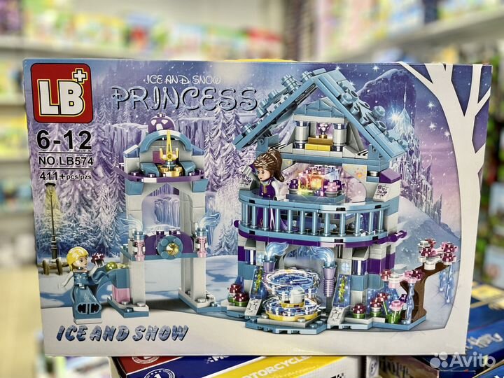 Конструктор Замок - холодное сердце 411 деталей