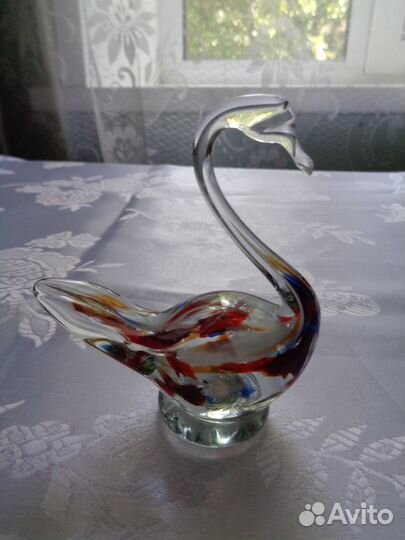 Статуэтка СССР из цветного стекла 