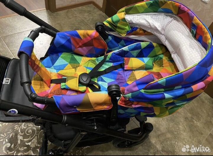 Коляска 2 в 1 bebe mobile (adamex reggio)