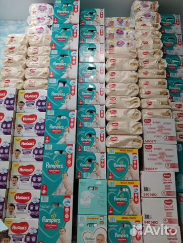 Подгузники трусики Хаггис, Памперс, Меррис