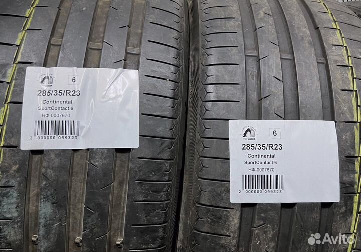 Continental SportContact 6 285/35 R23 94Y