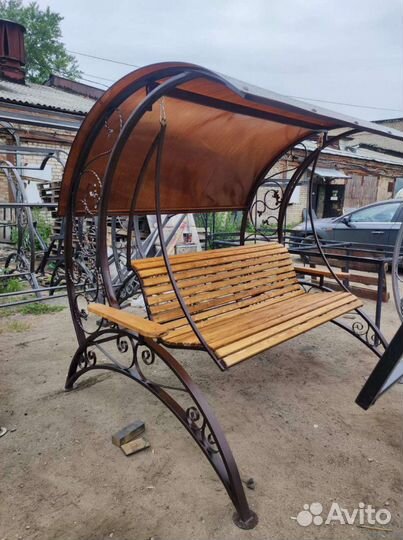 Садовые качели подвесные