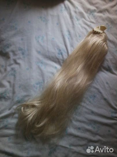 Волосы хвосты блонд