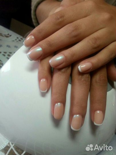 Комби маникюр, наращивание, SMART педикюр