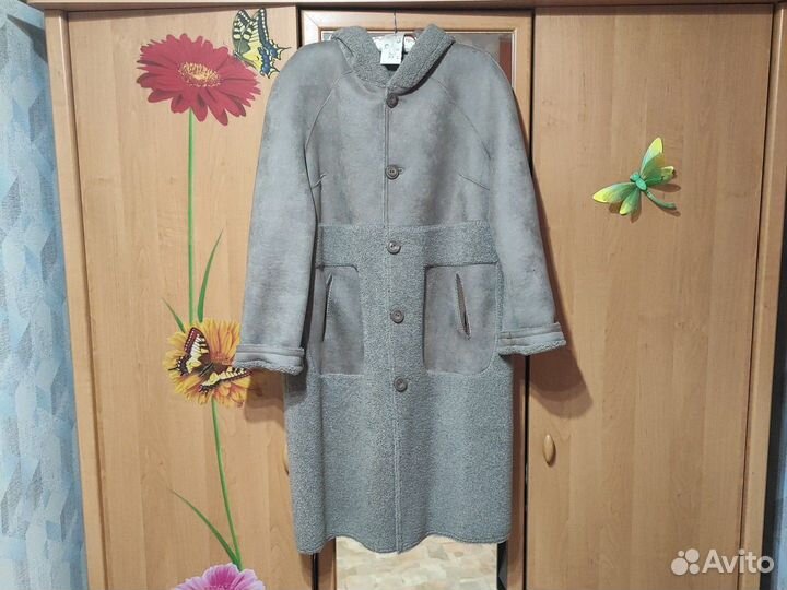 Пальто - дубленка женское размер 50-52