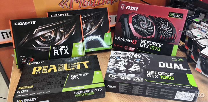 Видеокарты для майнинга