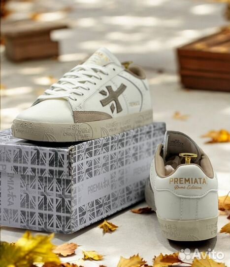 Кеды Premiata белые