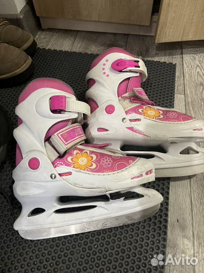 Коньки раздвижные 30-33