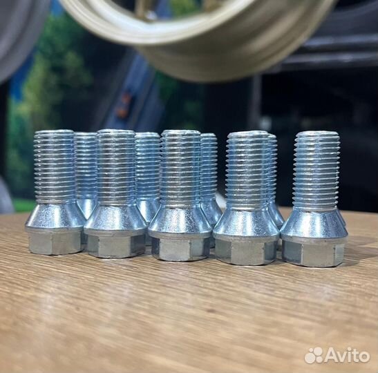 Болты колесные Audi 14*1,5 резьба 24мм 20шт Bimecc