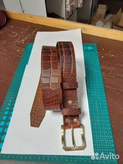 Изготовление кожаных ремней