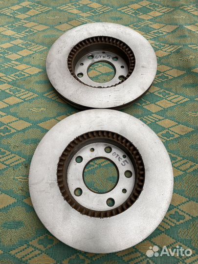 Передние тормозные диски mazda 6 gg