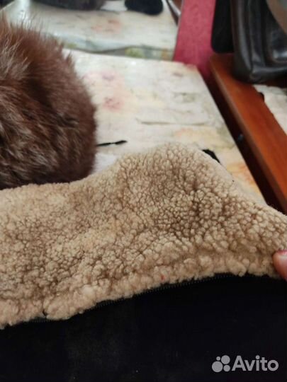 Натуральный мех, шапка, воротник,желет