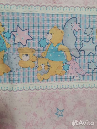 Детское постельное белье + охранник на кроватку