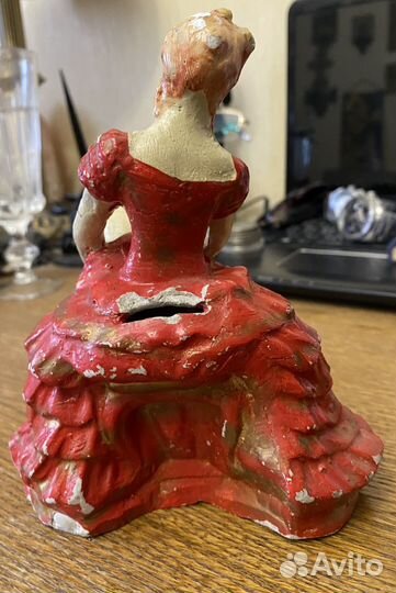 Винтажная статуэтка копилка гипс Кунгур СССР