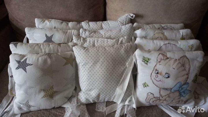 Бортики в кроватку