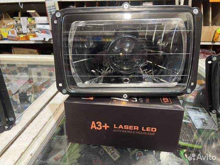 Линзованые фары камаз