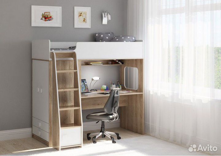 Детская кровать чердак