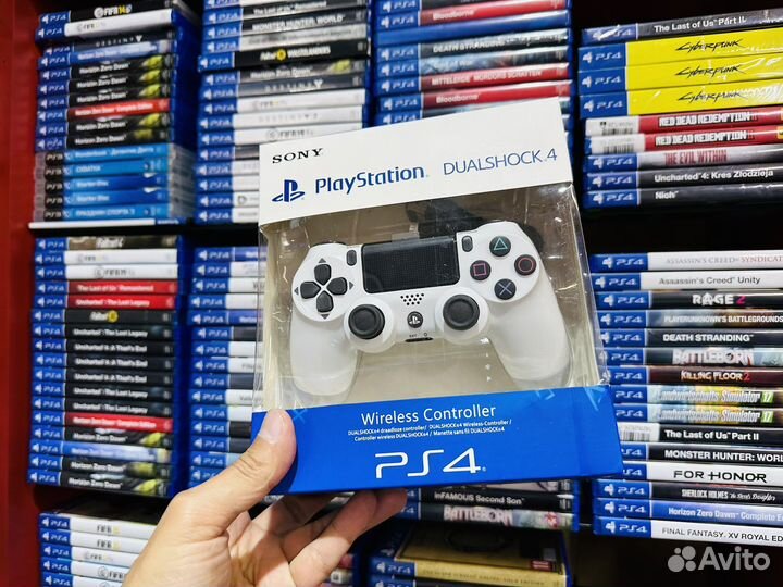 Sony PS4 геймпад белый