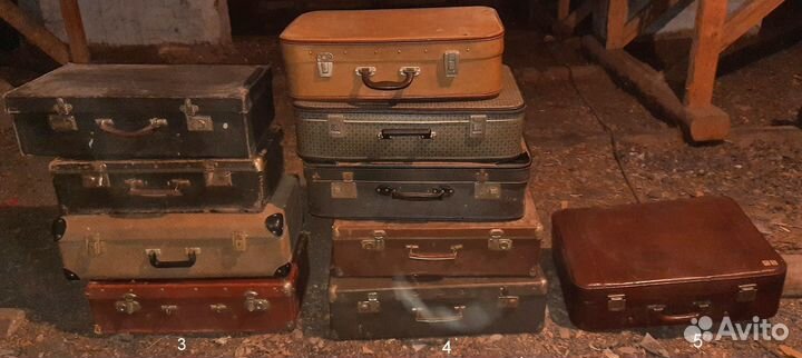 Старые чемоданы СССР Ретро Винтаж