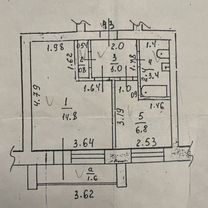 1-к. квартира, 30,4 м², 4/5 эт.