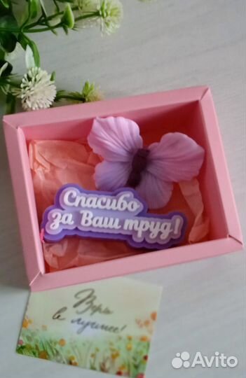 Подарок воспитателю, учителю из мыла
