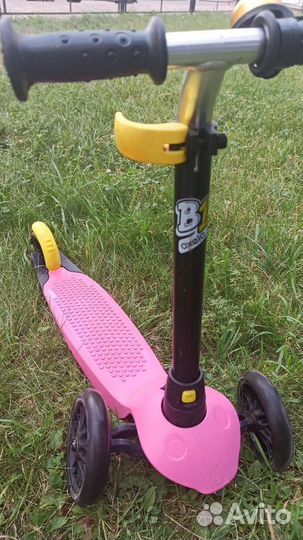 Самокат трехколесный для девочки