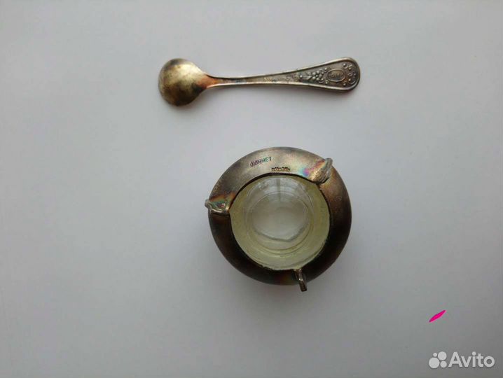 Солонка мельхиор новая