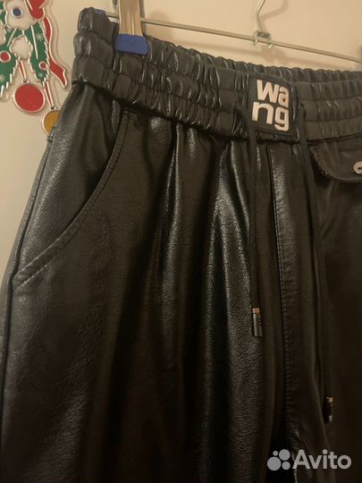Брюки кожзам