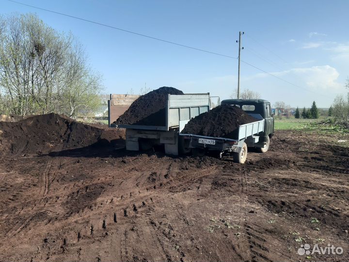 Перегной навоз торф УАЗ газон