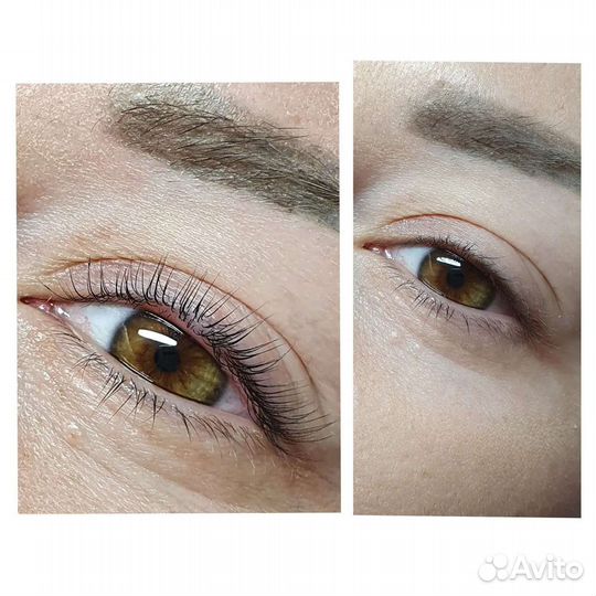 Наращивание/Лами ресничек/оформление бровей