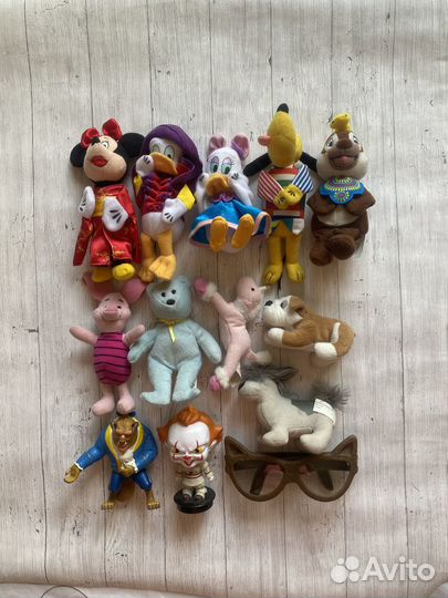 Игрушки из Макдональдс 90-х мягкие Disney