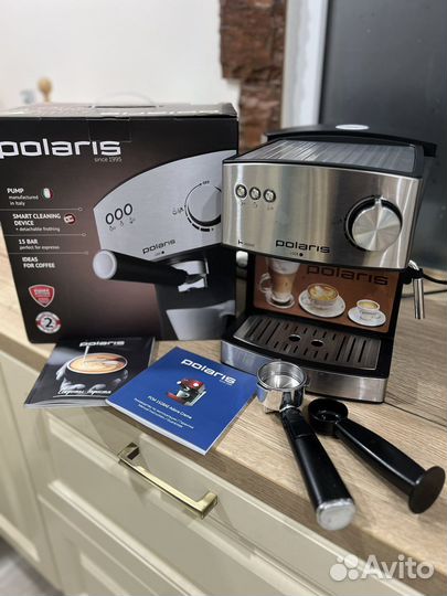 Кофеварка рожковая новая