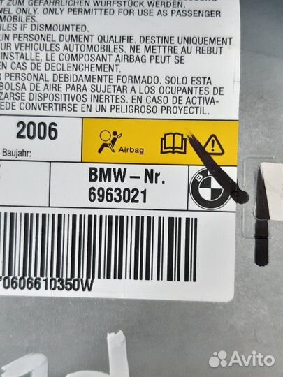 Подушка безопасности передняя левая Bmw 530I E60