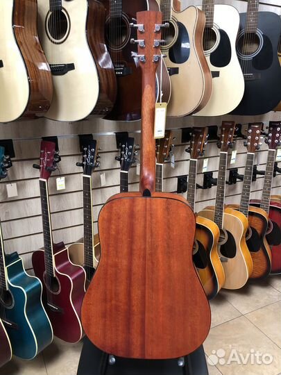 Леворукая акустическая гитара Cort AD810-LH+чехол