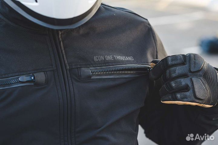 Мото куртка icon новая (XL)