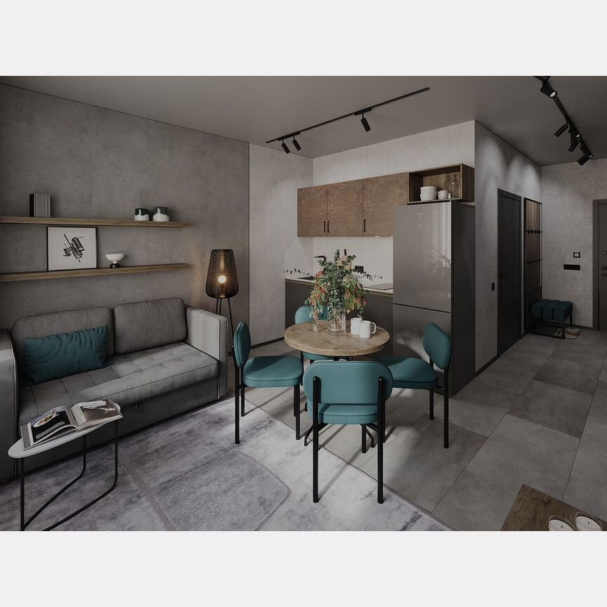 Апартаменты-студия, 39,3 м², 12/13 эт.
