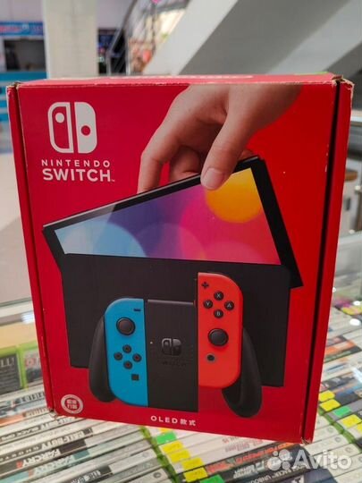 Nintendo Switch Oled 512gb 50 игр новый чипован