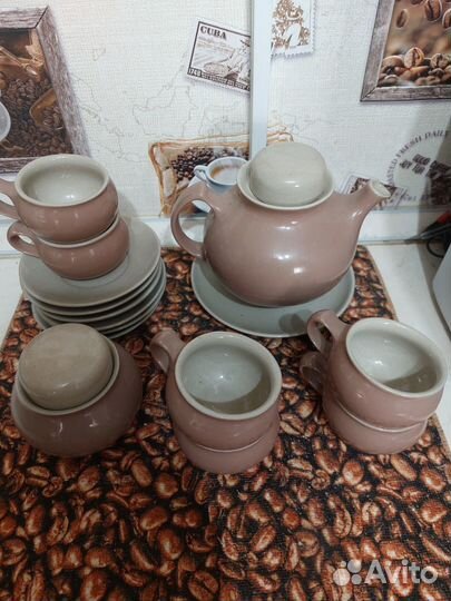 Кофейный сервиз керамика СССР
