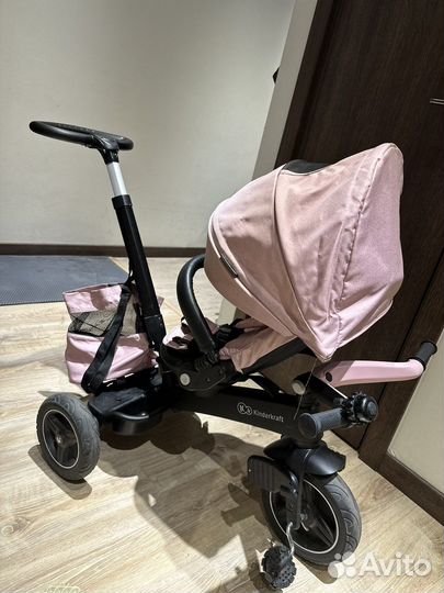 Детский велосипед с ручкой kinderkraft