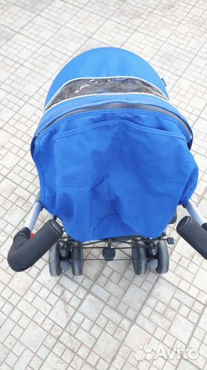 Прогулочная коляска трость chicco multiway evo blu