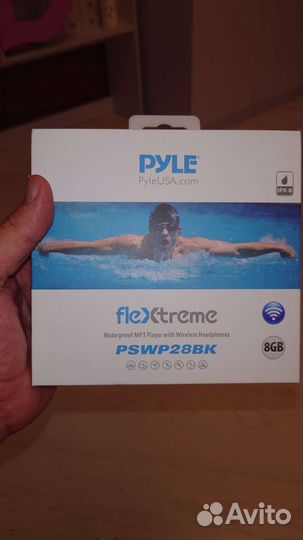 Водонепрониц. плеер-наушники Рyle(USA), 8Гб