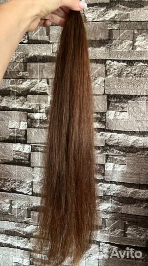Волосы натуральные срез