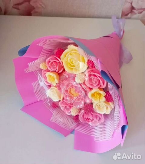 Съедобные букеты, розы, тюльпаны