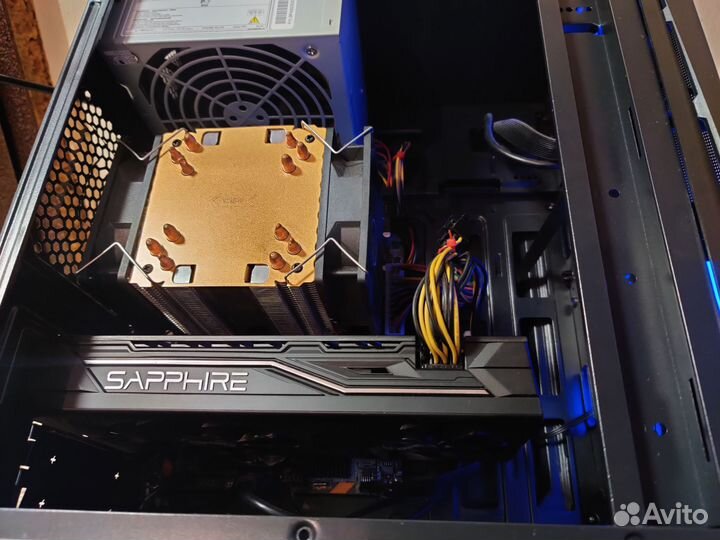 Игровой пк Intel 6/12ядер/DDR4 16Gb/RX 470