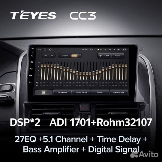 Магнитола Teyes CC3 4Gb+32Gb Volvo XC60 2013-2017