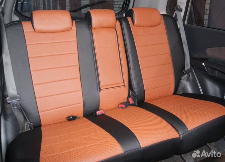 Чехлы из экокожи на Hyundai Tucson 1 от Автопилот