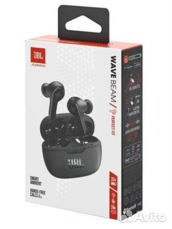 Беспроводные наушники JBL Wave Beam BLK
