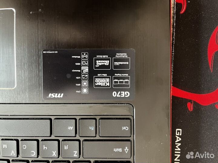 Игровой ноутбук msi ge70