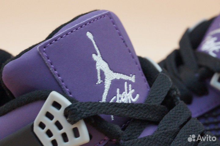 Кроссовки Nike x Air Jordan 4 Cactus Purple