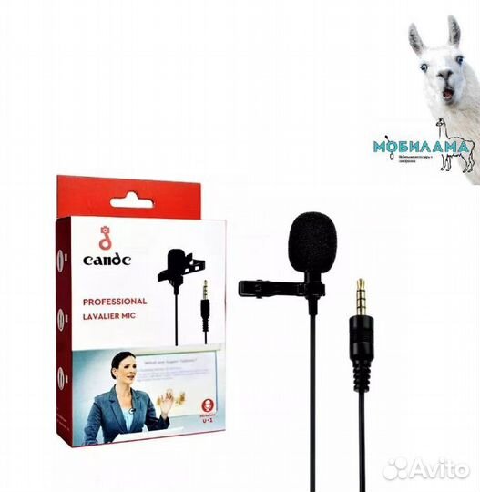 Микрофон петличка candc u-1 (для смартфона и пк)